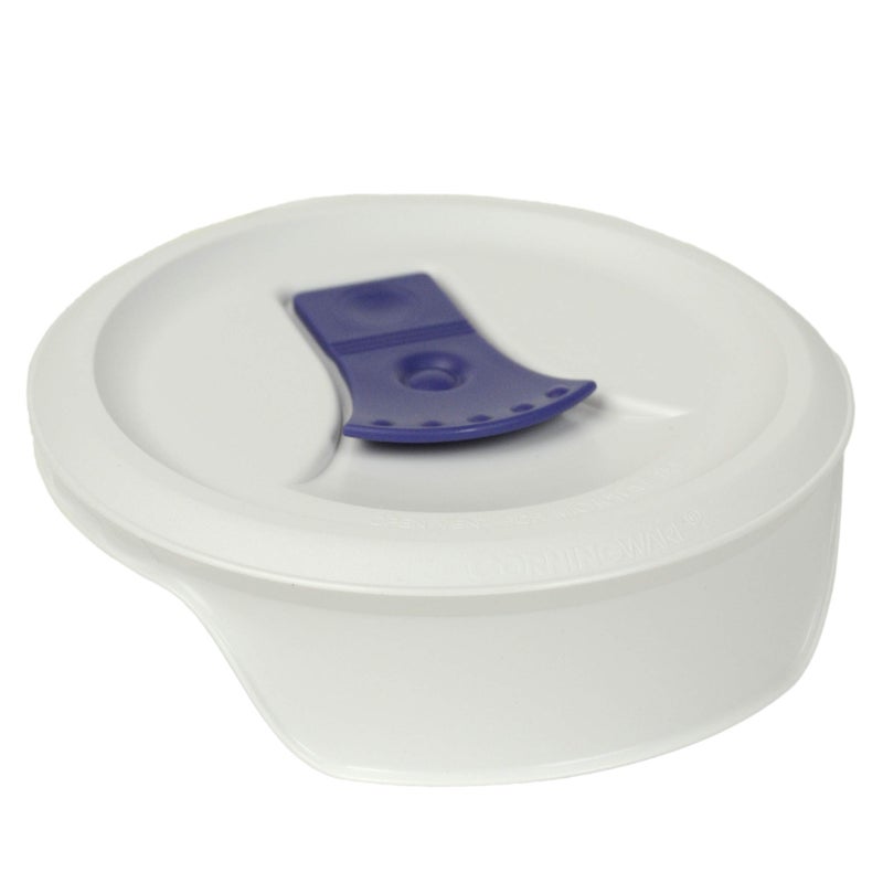 CorningWare FM-22-VPC 20oz French White Round Soup Mug Pop-Ins Vented Lid - 2 Pack - Image 2