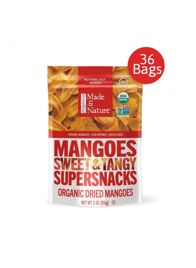 MADE IN NATURE Made in Nature Organic Dried Fruit, Mangoes, 3oz Bags Total of 36 bags - Image 3