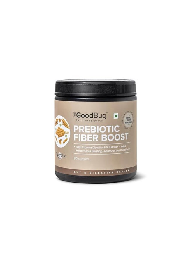 The Good Bug - The Good Bug Prebiotic Fiber Boost Powder Improves Digestion Bloating & Gas Relief Natural Fiber Supplement From Green Pea, Chicory Root & Fos Non-Gmo Gluten Free 30 Servings - Image 1