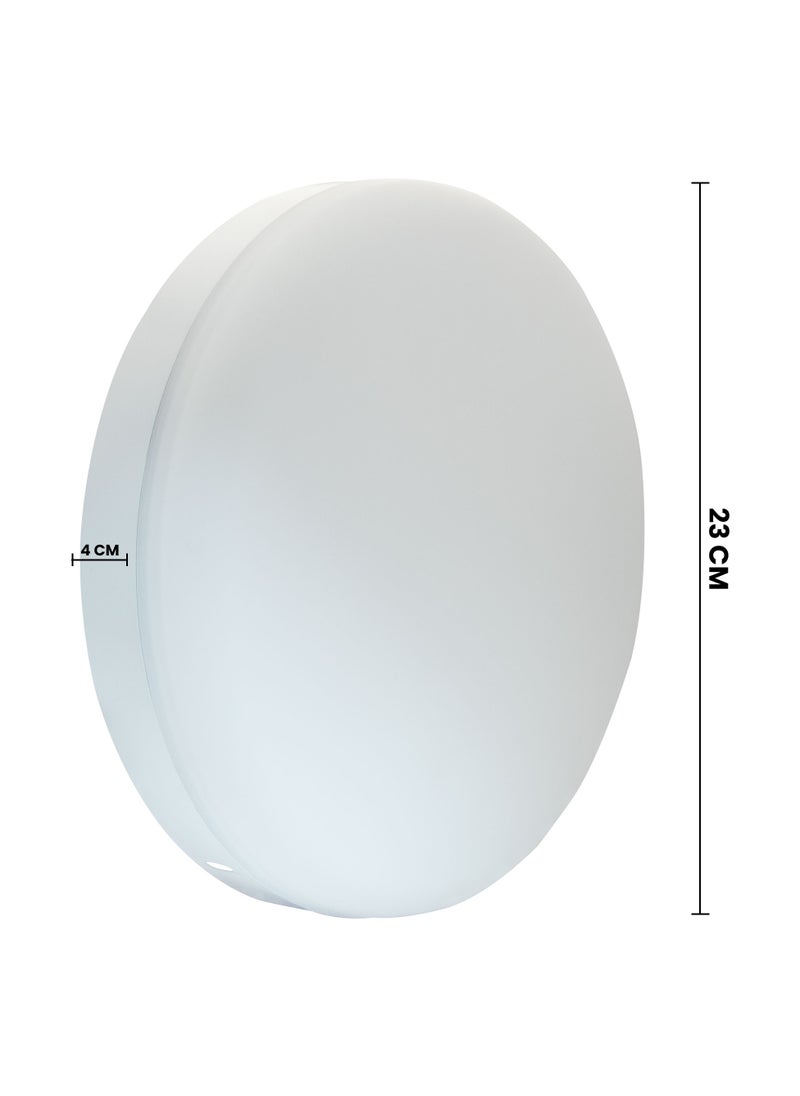 Duravel Duravel LED Ceiling Light Fixture, 23cm Round, White,Framless Surface Mounted LED Panel(Warm White)  - Image 5