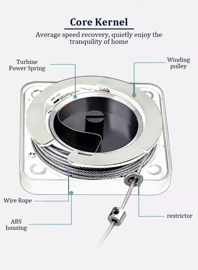 2pcs automatic door closer, no drilling required - Image 2