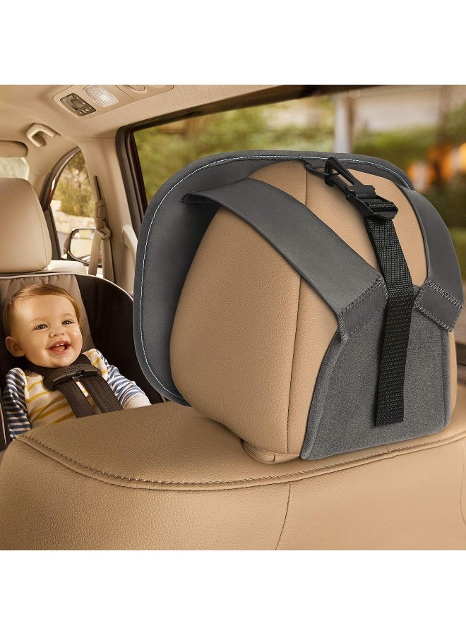 Munchkin Baby Car Mirror for Rear Facing Car Seats, Clear View Baby in-Sight Auto Mirror, Dark Grey - Image 3
