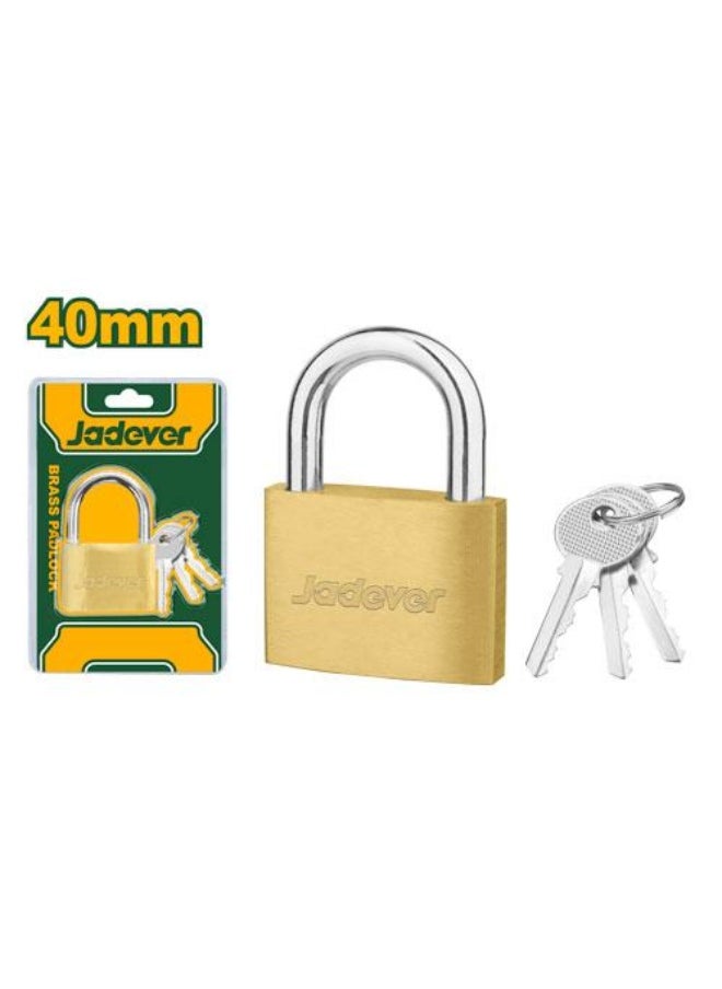 Jadever - JADEVER Brass padlock 40MM JDPD1440 - Image 1