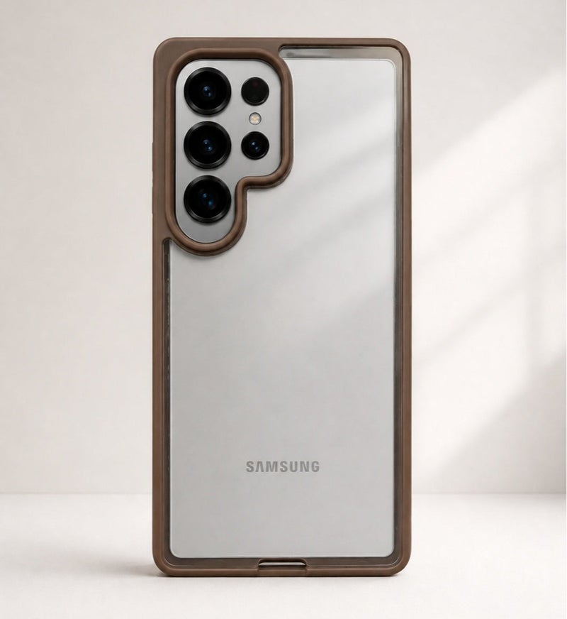 Spigen Case for Samsung S25 Ultra , Shockproof Protection, Scratch-Resistant - Brown - Image 2