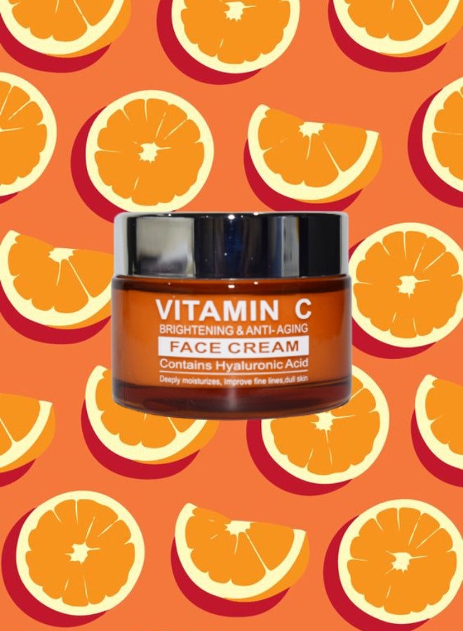 PYRON Vitamin C Brightening And Anti Aging Face Cream 50g - Image 1