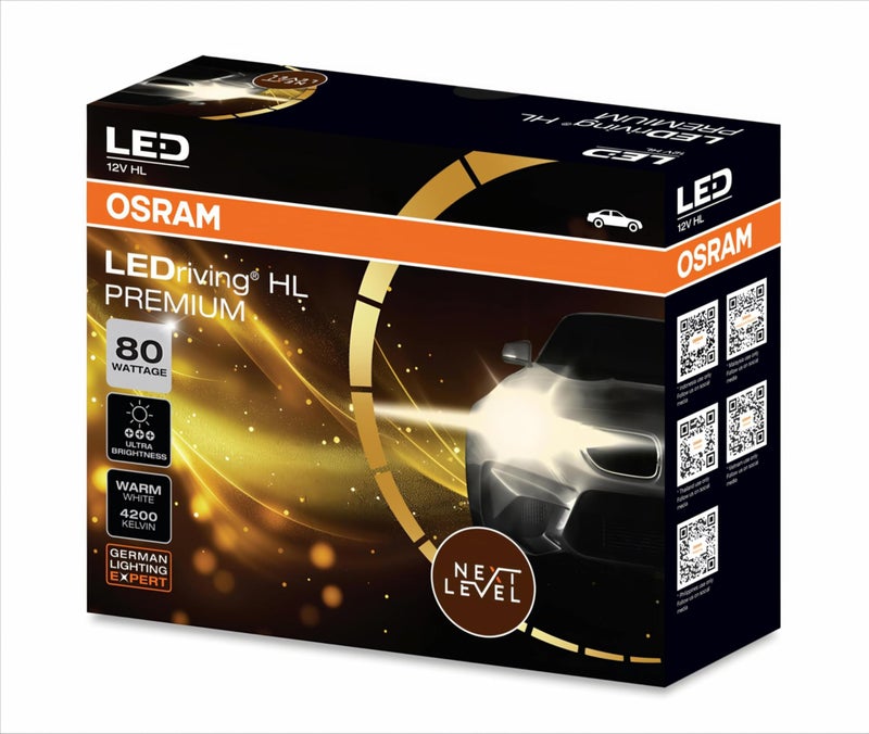 OSRAM LED Headlight for CAR H6150 Cool White (H1 12V 80W 6000K) - Image 1