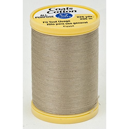 COATS CLARK Coats Thread & Zippers S970-8440 General Purpose Cotton Thread, 225-Yard, Khaki - Image 3