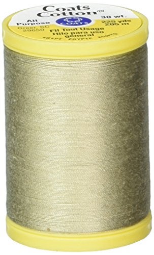 COATS CLARK Coats Thread & Zippers S970-8440 General Purpose Cotton Thread, 225-Yard, Khaki - Image 1