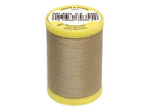 COATS CLARK Coats Thread & Zippers S970-8440 General Purpose Cotton Thread, 225-Yard, Khaki - Image 4