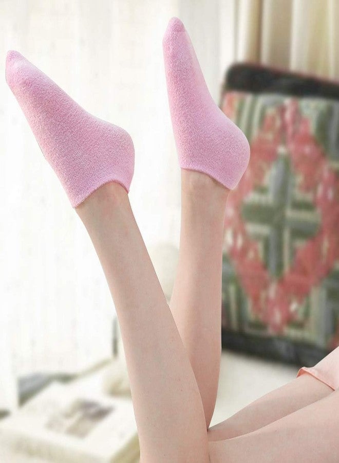 Vn care Silicone Socks for Women, Crack Heel Repair Socks, Spa Gel Socks for Women, Silicon Socks, Silicone Socks for Men, Foot Hydration Socks Vitamin E-Multicolour (Blue) - Image 5
