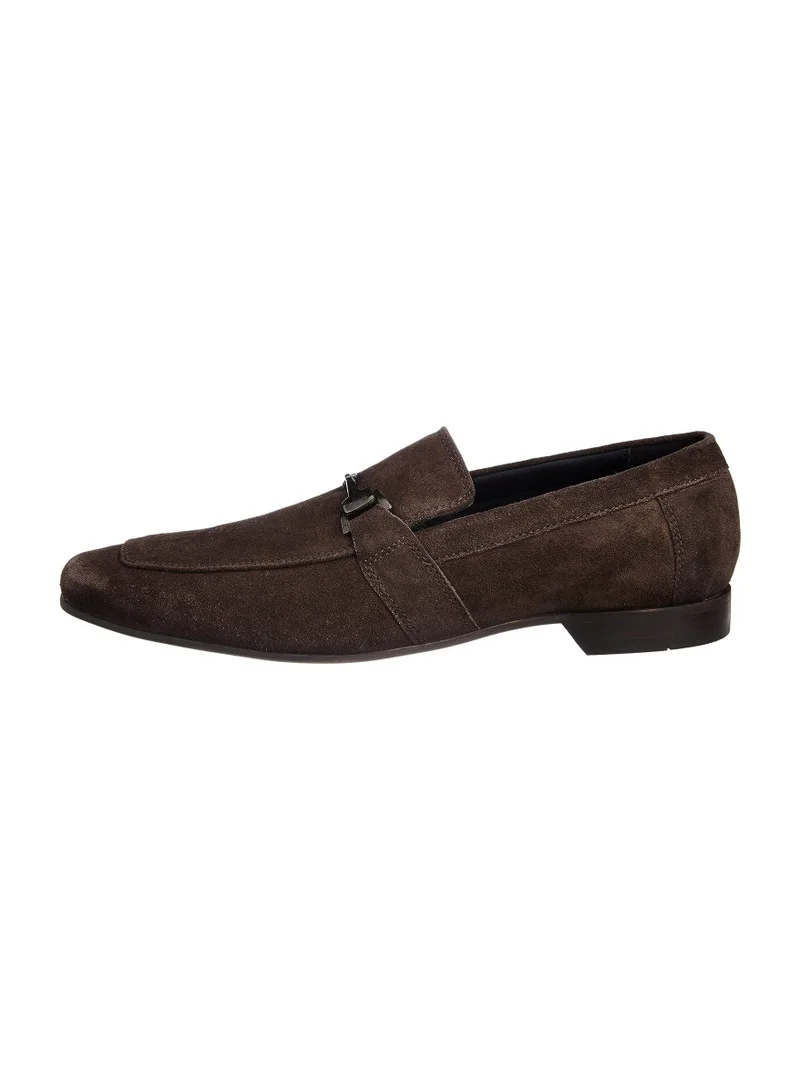RUOSH Men's Genuine Leather Slip on Dress Shoes Oxfords Derby Formal Business Party Occasion Modern Styling