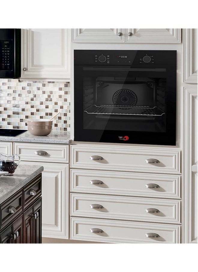 Balura Built-in electric oven - 60 x 60 cm - 7 cooking functions - 72 liters - Made in Türkiye - Black - PL 607 B/D  - Image 3