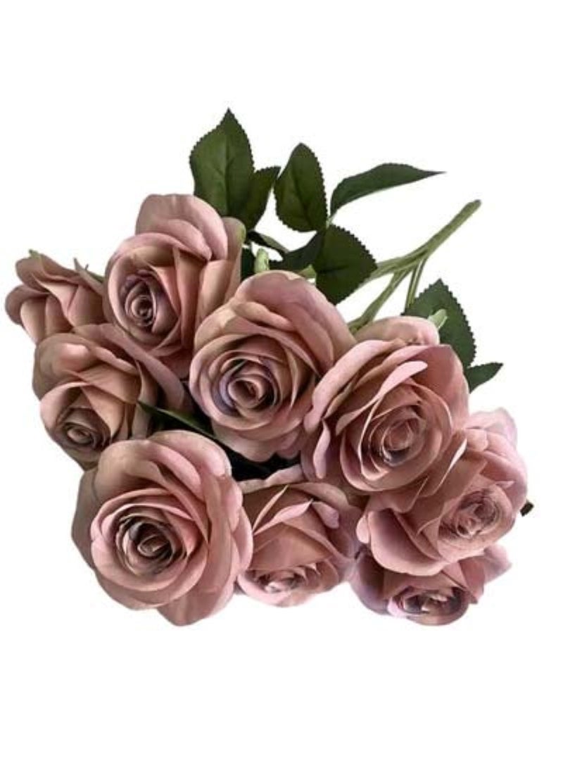 Huitich Artificial Flower Decor for Home, Parties, and Weddings Light Brown  - Image 1