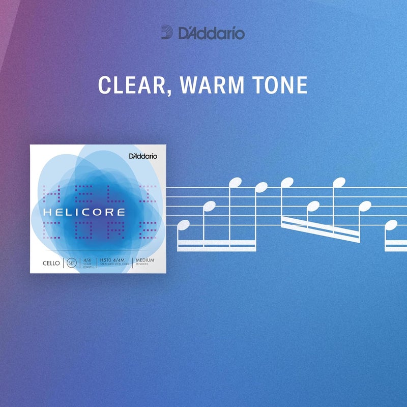 D'Addario Helicore Cello Single E String, 4/4 Scale, Medium Tension - Image 4