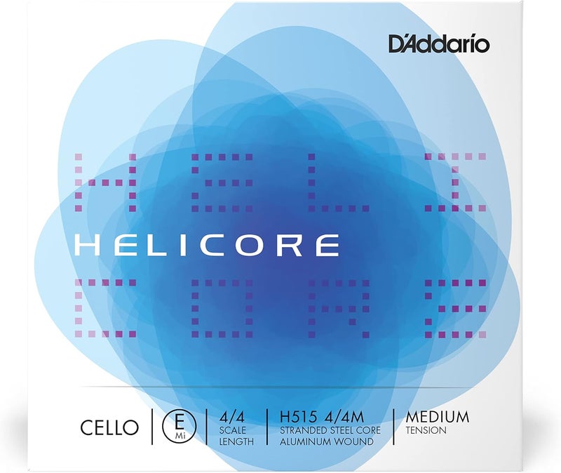 D'Addario Helicore Cello Single E String, 4/4 Scale, Medium Tension - Image 1