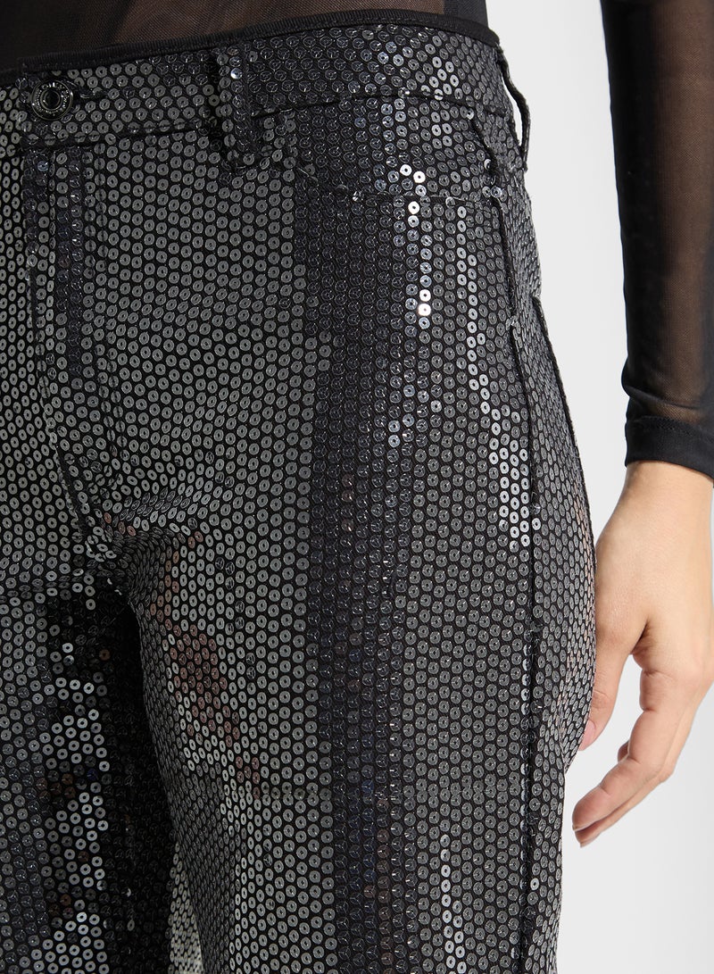 اونلي بنطلون ترتر بخصر مرتفع - Image 3