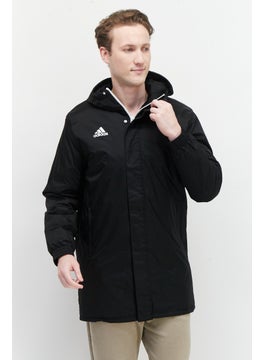 Adidas Men Sportswear Fit Long Sleeve Outdoor Jackets, Black  - Image 1