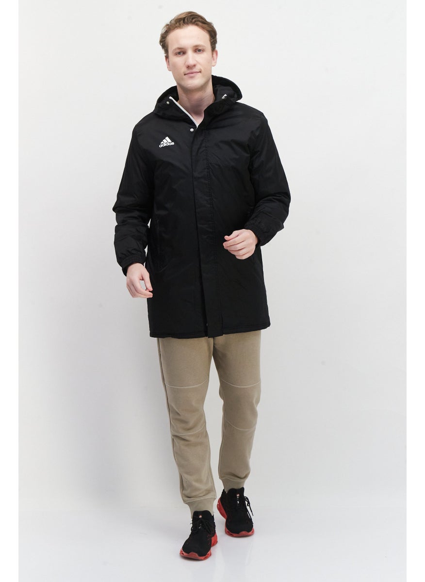Adidas Men Sportswear Fit Long Sleeve Outdoor Jackets, Black  - Image 2