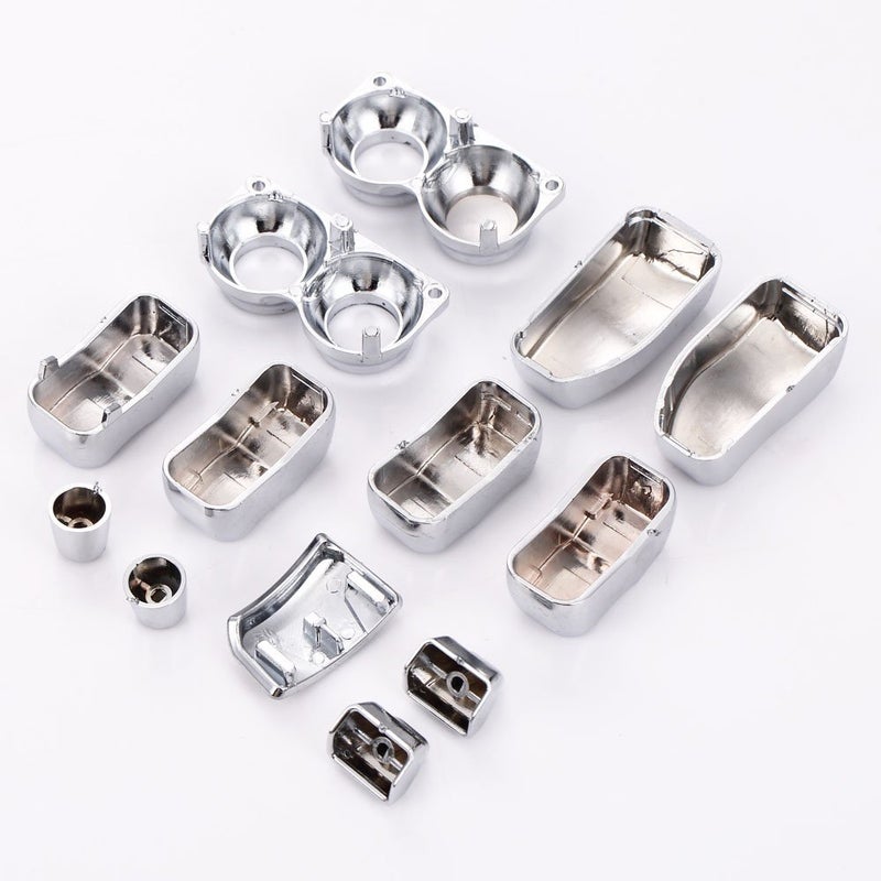 Amazicha Chrome Hand Control Switch Housing Caps Compatible for Harley Davidson Electra Street Glide 2014 2015 2016 2017 2018 2019 2020 2021 2022 2023 2024 - Image 2