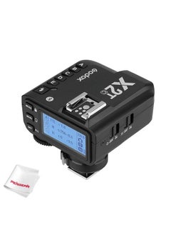 Godox X2T-C TTL Wireless Flash Trigger for Canon, Bluetooth Connection, 1/8000s HSS,5 Separate Group Buttons, Relocated Control-Wheel, New Hotshoe Locking, New AF Assist Light