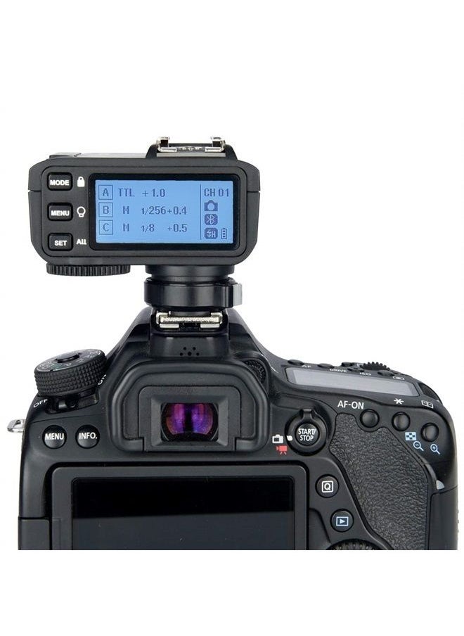 Godox - Godox X2T-C TTL Wireless Flash Trigger for Canon, Bluetooth Connection, 1/8000s HSS,5 Separate Group Buttons, Relocated Control-Wheel, New Hotshoe Locking, New AF Assist Light - Image 1