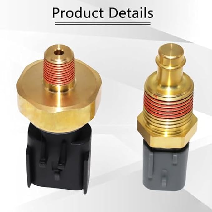 KASTWAVE Engine Oil Pressure Sensor Sender 2 Pack Switch  Coolant Temperature Sensor 5149062Aa 5149077Ab Compatible With Chrysler Aspen Pacifica Jeep Grand Cherokee Dodge Avenger Ram 1500 2500 3500 - Image 4