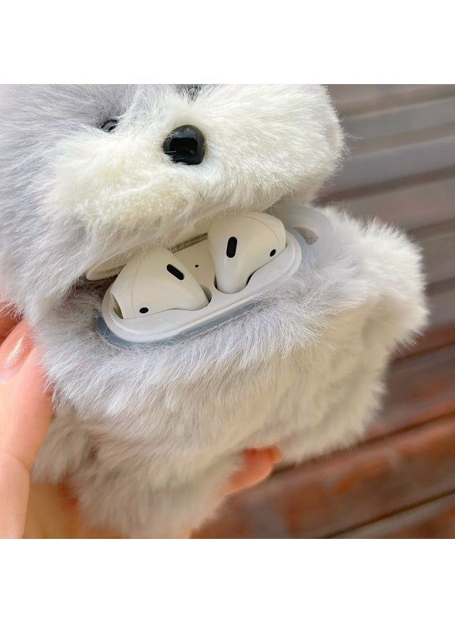 Generic - Cute Long-ear Rabbit For AirPods Pro Protective Shell 1/2 Generation Apple Bluetooth Headset Case AirPods3-Color:Plush-rabbit With Long Ears-Applicable Model:AirPods PRO - Image 1