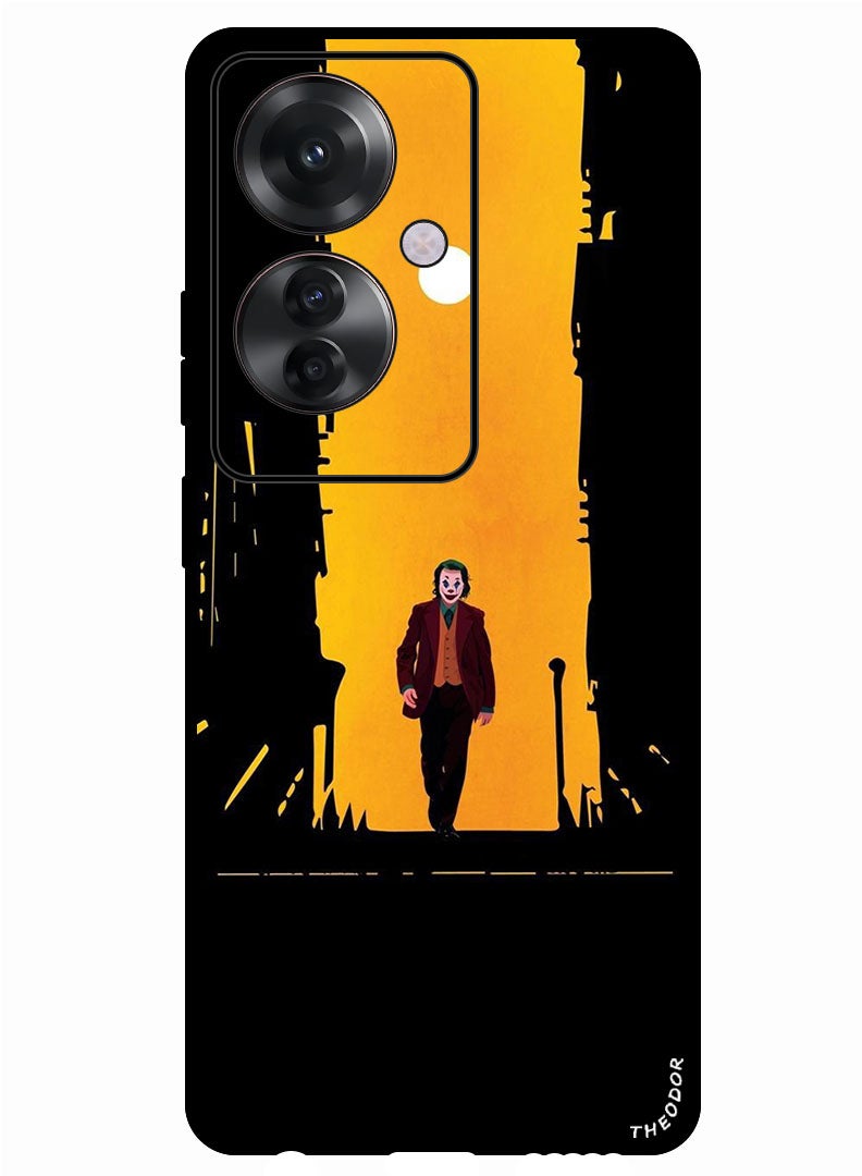 Theodor Protective Case Anti Scratch Shock Proof Bumper Cover For Oppo Reno 11F Joker Walking - Image 1