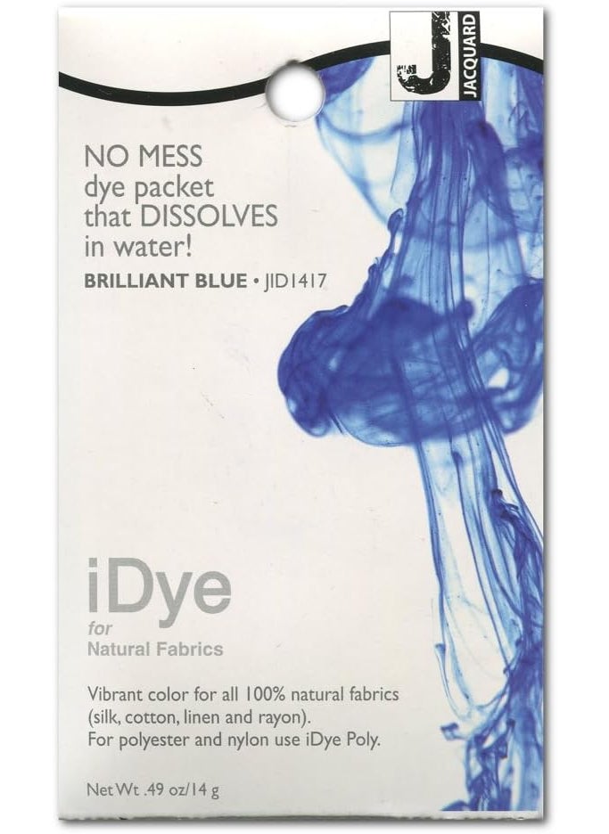 Jacquard Jacquard iDye for Natural Fabrics 49 Oz  Brilliant Blue 