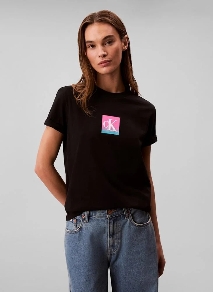 Calvin Klein Jeans Graphic Crew Neck T-Shirt