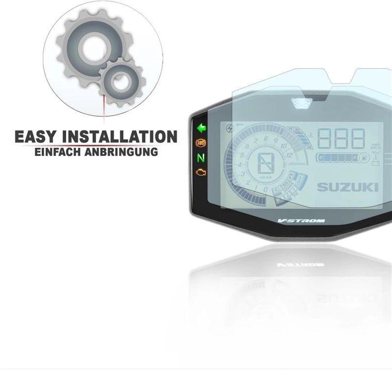 Yurefax Motorcycle Instrument Cluster Scratch Protection Film - Image 2