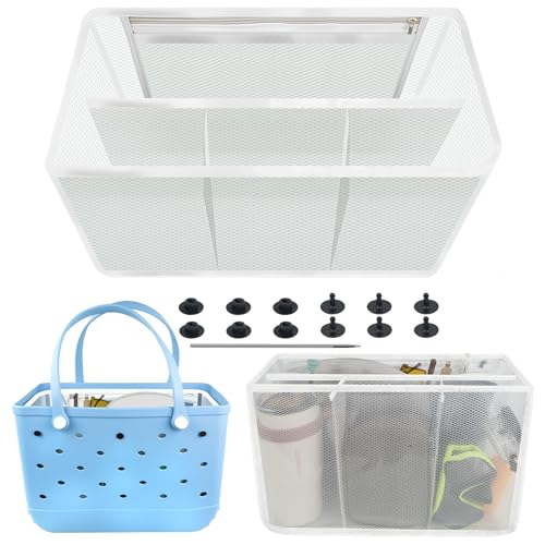 Kooterfun Beach Bag Organizer Inserts for X Large Bogg Bag Accessories EVA Material No Wrinkles Waterproof Insert Divider Pouch Compatible Rubber Tote BagsOrganizing Divide Space - Image 1