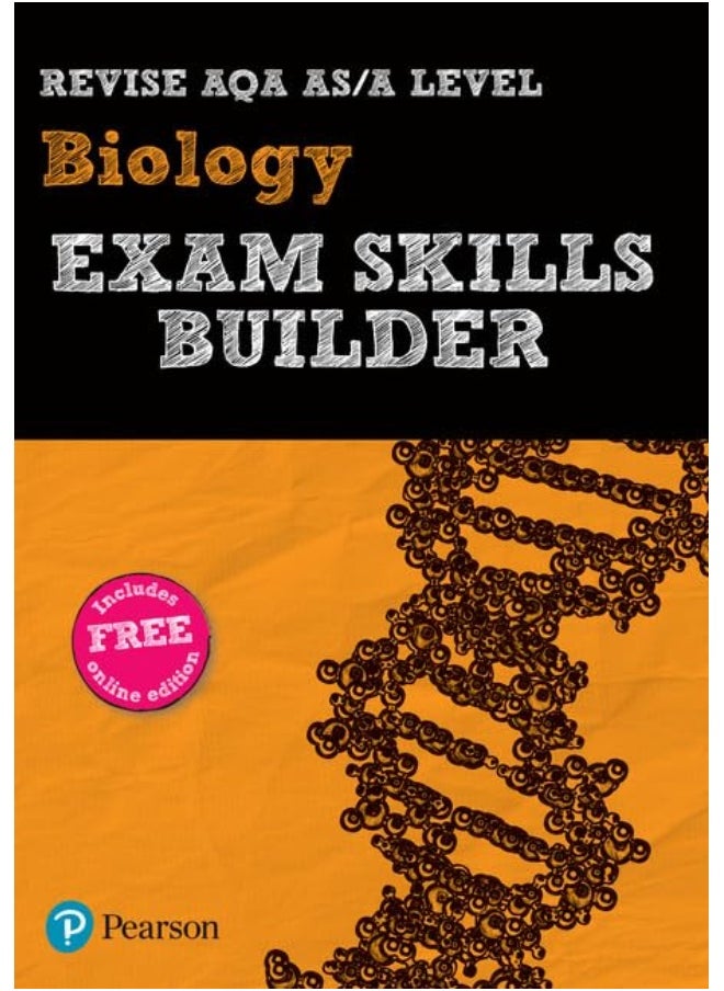 Pearson REVISE AQA A level Biology Exam Skills Builder - 2023 and 2024 exams  - Image 1