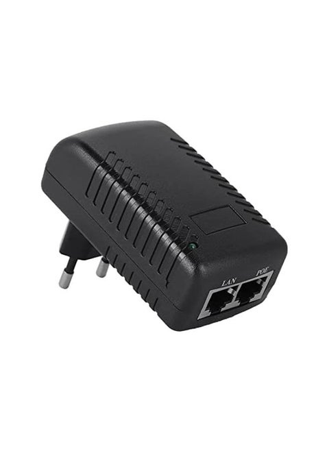 48V 0.5A Passive POE Power Supply Injector Ethernet Adapter with Wall Plug Suitable for IP Voip Phones, Cameras, AP and More(US)