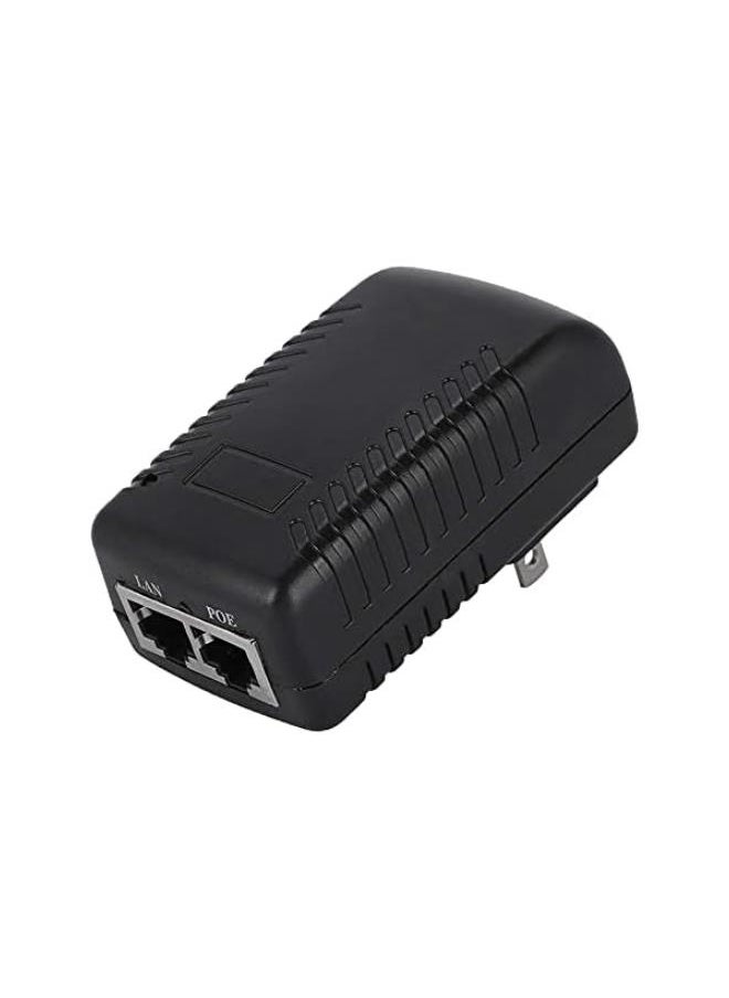 WYBOT - 48V 0.5A Passive POE Power Supply Injector Ethernet Adapter with Wall Plug Suitable for IP Voip Phones, Cameras, AP and More(US) - Image 1