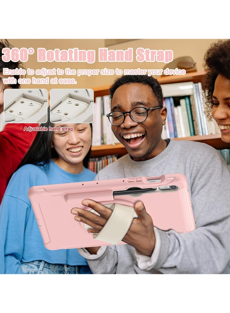 عام "حافظة أطفال لوحي جالاكسي تاب S10 FE 2025/S9 FE 2023 مقاس 10.9 بوصة - غطاء متين مضاد للصدمات مع حامل دوار 360 درجة ورباط يدوي للحماية من السقوط" - Image 3