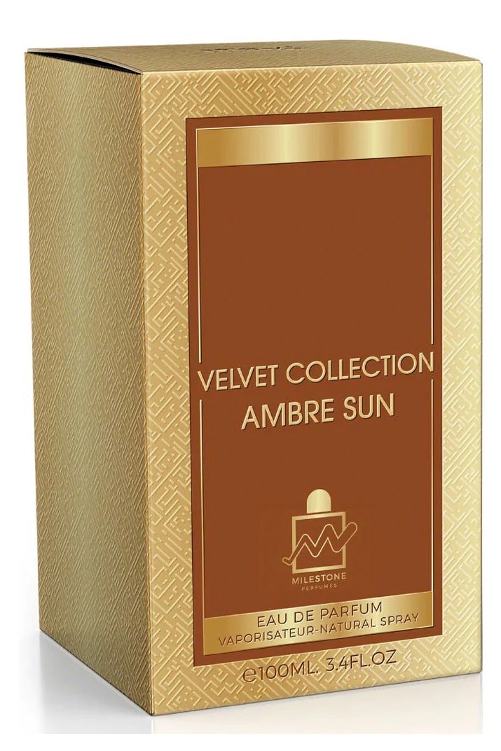 مايلستون فيلفيت كوليكشن أمبر صن او دي بيرفيوم للجنسين - 100 مللي - Image 2