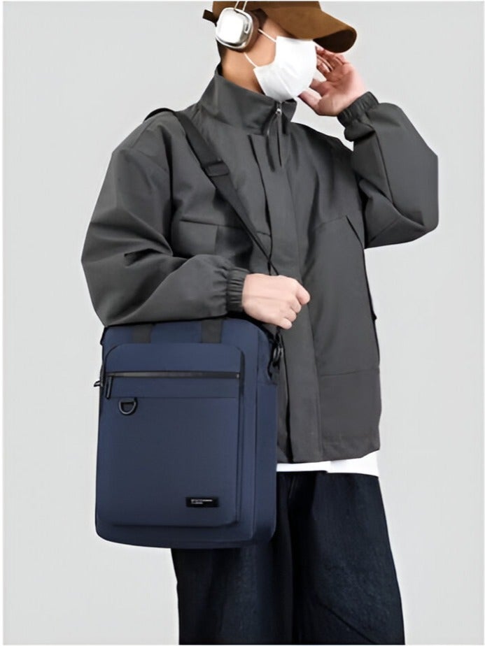 BIGTHREE Men's Handbags Shoulder Bags, Small Bag for Men, Cross Body Bags, Travel Shoulder Bag, Cross Body Phone Bag, Casual Shoulder Bag, with Adjustable Shoulder Strap and Compartmen - Image 3