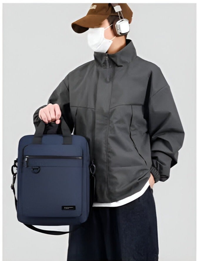 BIGTHREE Men's Handbags Shoulder Bags, Small Bag for Men, Cross Body Bags, Travel Shoulder Bag, Cross Body Phone Bag, Casual Shoulder Bag, with Adjustable Shoulder Strap and Compartmen - Image 2