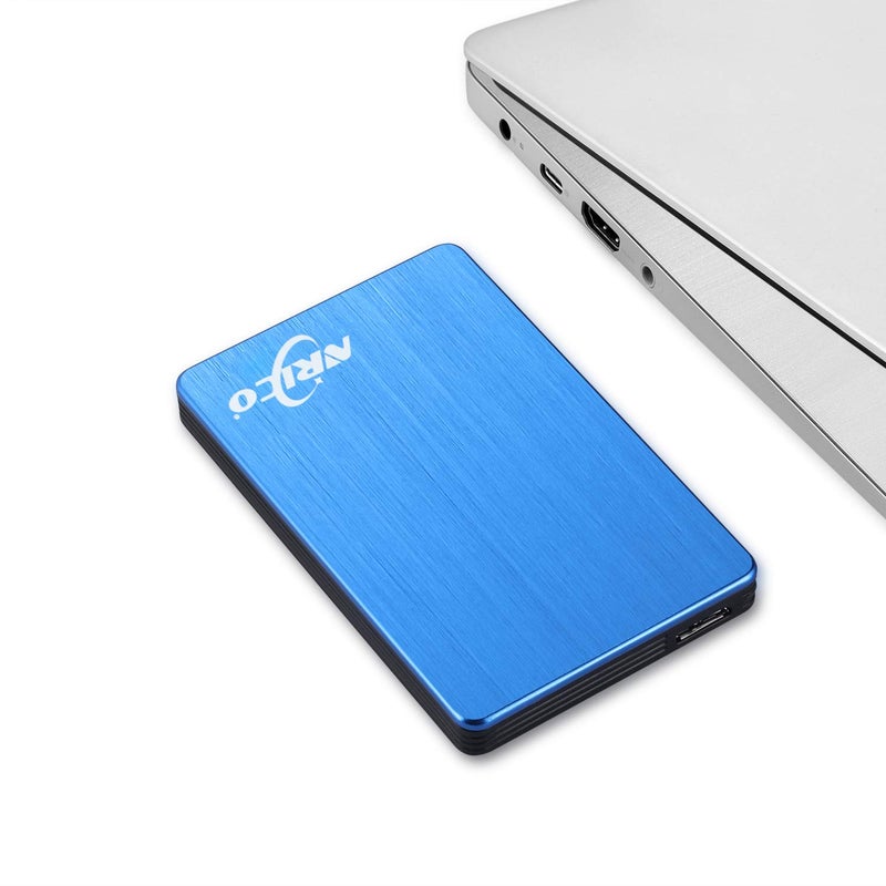 NRICO 320GB Portable External Hard Drive USB 3.0 HDD 2.5inch Storage Compatible for PC, Mac, Desktop,PS4 (320GB, Blue) - Image 3