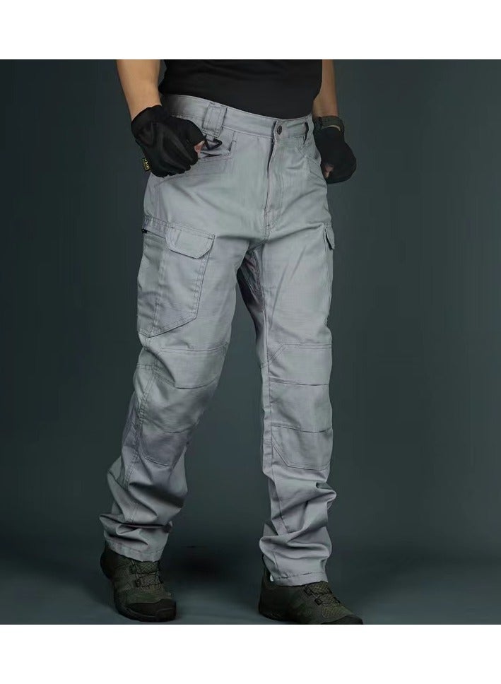 Loquat Men Autumn Special Forces Camouflage Pants Overalls Multi-bag Pants wear - Resistant Army Fan Pants 