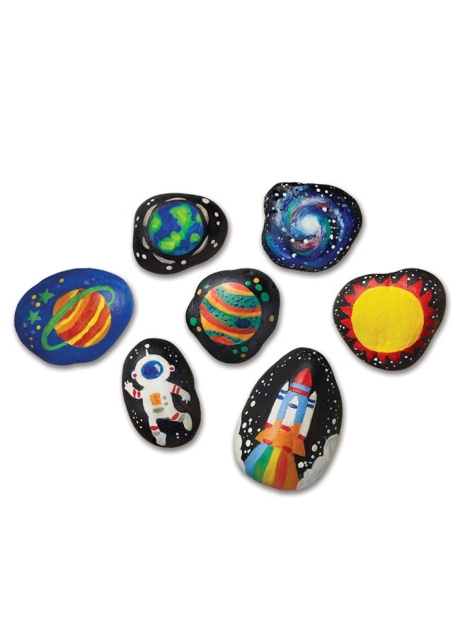 4m 4M KidzMaker Glow in the Dark Space Rock Painting Kit  - Image 2