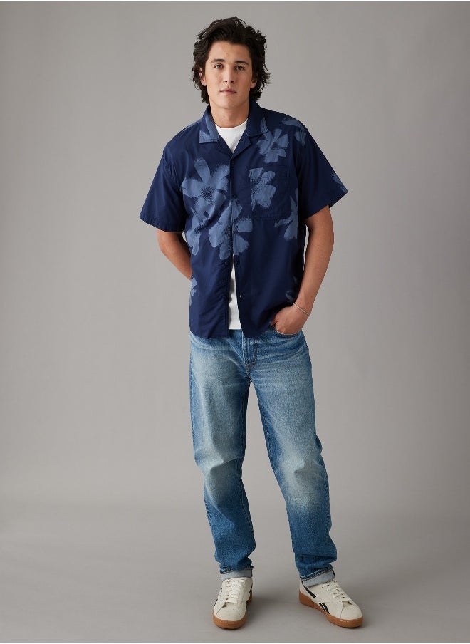 American Eagle - AE Floral Button-Up Poolside Shirt - Image 1