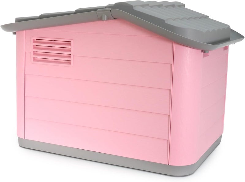 MP Bergamo Cuccia Princess Dog House, Grey/Pink - Image 2