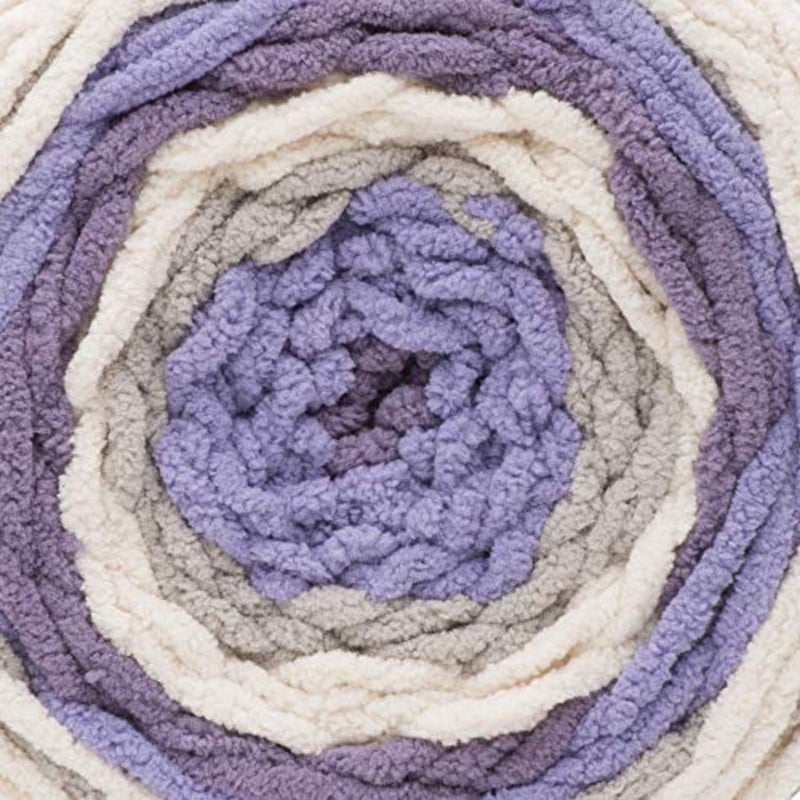 Bernat Blanket Stripes Yarn, 10.5 oz, Gauge 6 Super Bulky Chunky, Grapevine - Image 2