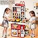 KIZONLY Kids Kitchen Set 88PCS Play Kitchen Set for Toddlers 35 Cooking StoveToys Accessories with Light and Sound Pretend Kitchen Toys Birthday Gifts Playset for Girls 1 2 3 4 5 Year Old - Image 4