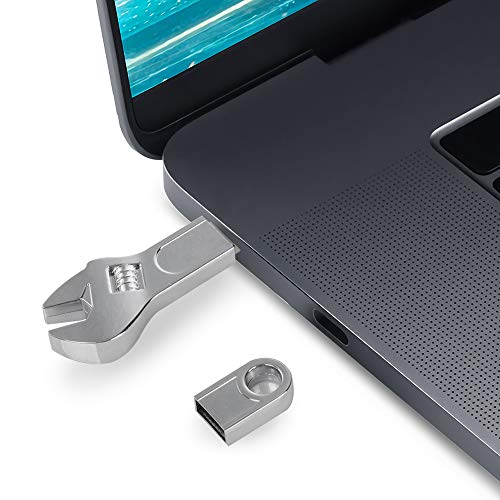 AreTop Novelty Flash Drive 32GB, USB2.0 Miniature Spanner Shape Cute USB Flash Drive Thumb Drives Cool Memory Stick Pen Drive Gift for Collegue Students Kids Children Employees Present - Image 3