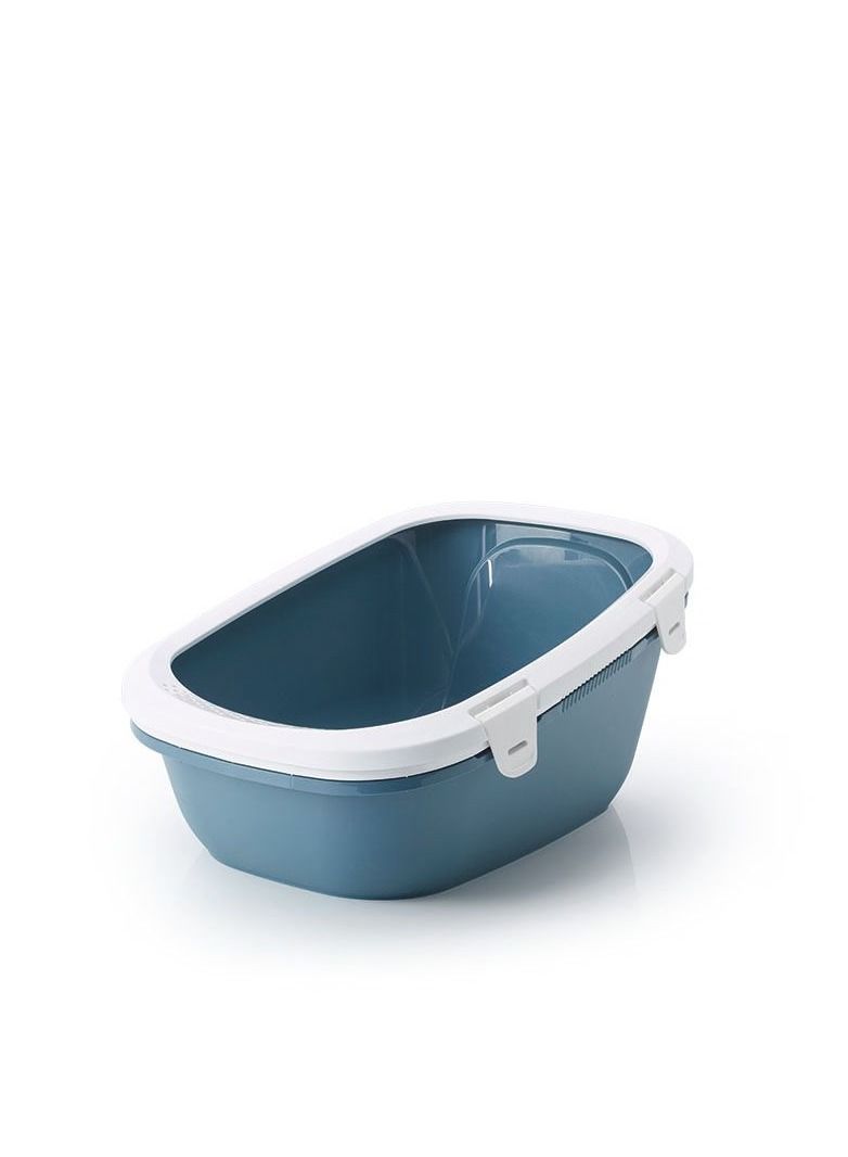 SAVIC Simba Sift Cat Litter Tray with Sieve Blue