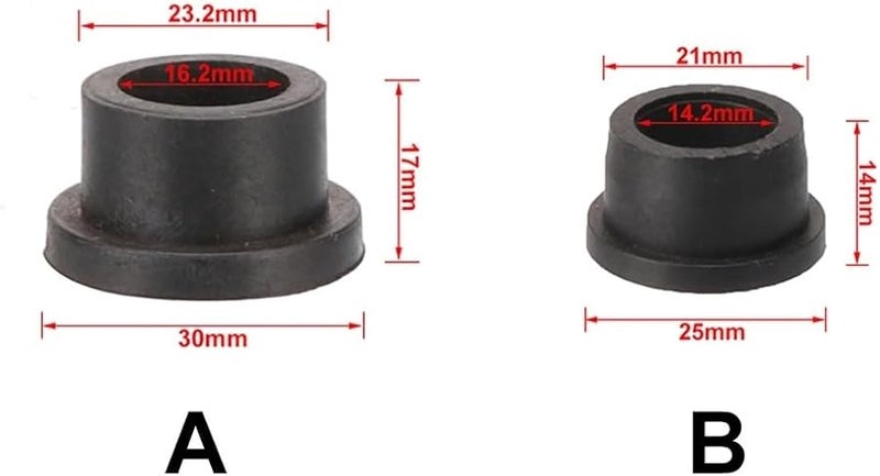 8PC A Grommet Hole Plug O Rings Sealed Gasket For ATV Front A Arm Bushings Steering Strut Knuckle Spindle Bushing - Image 5