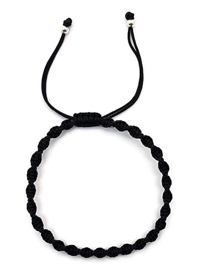 ARTIFICIAL TREE Latest Round Black & Red Knot Black Thread Anklet For Girls & Women | Nazar Battu | 4 PIECE (AT PAYAL 0004) - Image 3